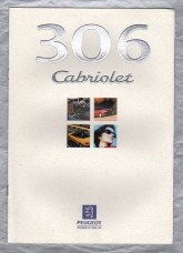 Sales Brochure - Peugeot `306 Cabriolet` - October 1998 - English Language - Unpaginated - A4 Sized Brochure