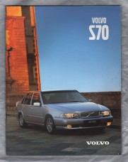 Sales Brochure - `VOLVO S70` - circa 1999 - English Language - A4 Sized - 40 Pages