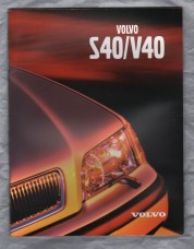 Sales Brochure - `VOLVO S40/V40` - circa 1999 - English Language - A4 Sized - 48 Pages