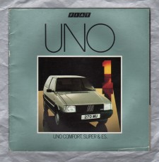 Sales Brochure - `FIAT UNO` - June 1983 - English Language - Unpaginated Octavo Sized Brochure