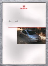 Sales Brochure - `HONDA ACCORD` - circa 1998 - English Language - Unpaginated A4 Sized Brochure