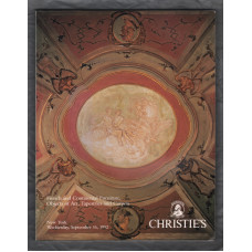 Christie`s Auction Catalogue - `French and Continental Furniture, Oblects of Art, Tapestries and Carpets` - New York - Wednesday 16th September 1992