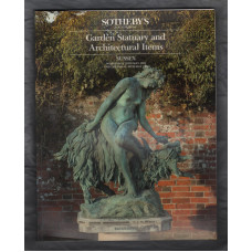 Sotheby`s Auction Catalogue - `Garden Statuary and Architectural Items` - Sussex - Wednesday,Thursday 29th & 30th May 1991