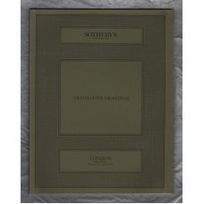Sotheby`s Auction Catalogue - `Old Master Drawings` - London - Monday 13th April 1992