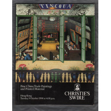 Christie`s Auction Catalogue - `Fine China Trade Paintings and Printed Material` - Hong Kong - Tuesday 9th October 1990 - 6.00pm