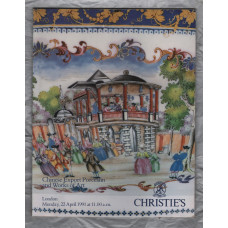Christie`s Auction Catalogue - `Chinese Export Porcelain and Works of Art` - London - Monday 22nd April 1991