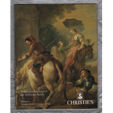 Christie`s Auction Catalogue - `Tableaux Anciens et du XIXeme Siecle` - Monaco - Vendredi 4 decembre 1992