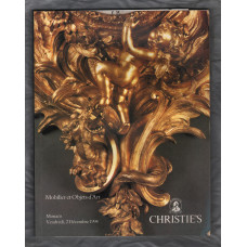 Christie`s Auction Catalogue - `Mobilier et Objets d`Art` - Monaco - Vendredi 2 Decembre 1994