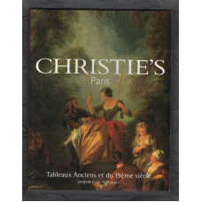 Christie`s Auction Catalogue - `Tableaux Anciens et du 19eme siecle` - Paris - Mercredi 26 Juin 2002