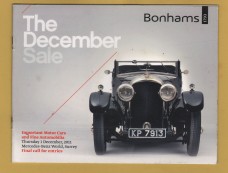 Bonhams - Important Motor Cars and Fine Automobilia -`Final Call For Entries` - Mercedes Benz World, Surrey - Thursday 1 December 2011