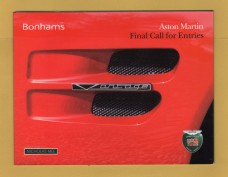 Bonhams - Aston Martin Motor Cars and Related Automobilia -`Final Call For Entries` - Newport Pagnell - Saturday 12 May 2007