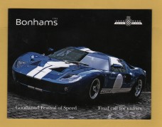 Bonhams - Sale of Collectors` Motor Cars and Automobilia -`Final Call For Entries` - Goodwood - Friday 3 July 2009
