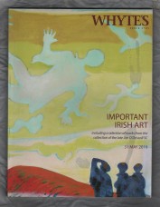 Whyte`s Auction Catalogue - `Important Irish Art` - The Clyde Rooms,Dublin - Monday 31 May 2010