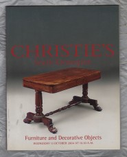 Christie`s - South Kensington Auction Catalogue - `Furniture and Decorative Objects` - London - Wednesday 13th October 2004