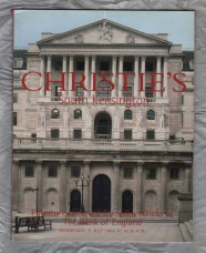 Christie`s - South Kensington Auction Catalogue - `Furniture Removed From the Offices of The Bank of England` - London - Wednesday 21st July 2004
