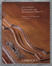 Christie`s - South Kensington Auction Catalogue - `Furniture and Decorative Objects` - London - Tuesday 27th September 2005