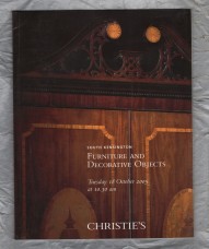 Christie`s - South Kensington Auction Catalogue - `Furniture and Decorative Objects` - London - Tuesday 18th October 2005