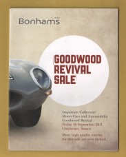 Bonhams - Important Collectors` Motor Cars and Automobilia -`Further Entries For This Sale..` - Goodwood - Friday 16 September 2011