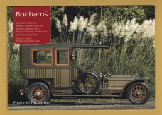 Bonhams - Important Collectors` Motor Cars and Fine Automobilia -`Final Call For Entries` - Olympia, London - Monday 6 December 2004