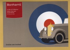 Bonhams - Sale of Collectors` Motor Cars and Automobilia -`Entries Are Invited` - RAF Museum, London - Monday 28 February 2005