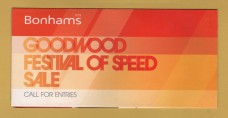 Bonhams - Important Collectors` Motor Cars and Automobilia -`Call For Entries` - Goodwood - Friday 1 July 2011
