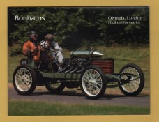 Bonhams - Sale of Important Collectors` Motor Cars, Pioneer and Vintage Motorcycles and Automobilia -`Entries Now Invited` - Olympia - Monday 4 December 2006
