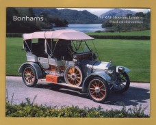 Bonhams - Sale of Collectors` Motor Cars, Cycles and Automobilia -`Final Call For Entries` - RAF Museum, London - Monday 30 April 2006