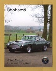 Bonhams - Aston Martin Motor Cars and Related Automobilia -`Final Call For Entries` - Newport Pagnell - Saturday 22 May 2010