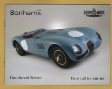 Bonhams - Important Sports, Competition and Collectors` Motor Cars and Fine Automobilia -`Final Call For Entries` - Goodwood - Friday 17 September 2010