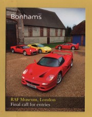 Bonhams - Sale of Collectors` Motor Cars and Automobilia -`Final Call For Entries` - RAF Museum, London - Monday 11 April 2011