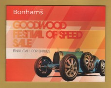 Bonhams - Sale of Important Collectors` Motor Cars and Automobilia -`Final Call For Entries` - Goodwood - Friday 1 July 2010