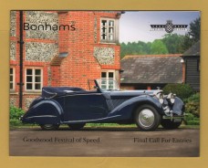 Bonhams - Sale of Collectors` Motor Cars and Automobilia -`Final Call For Entries` - Chichester - Friday 2 July 2010