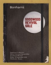 Bonhams - Important Collectors` Motor Cars and Automobilia -`Final Call For Entries` - Goodwood Revival - Friday 16 September 2011