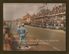 Christie`s Auction Catalogue - `Automobiles Jaguar, Aston Martin, Lagonda et Bentley` - Monaco - Mercredi 3 Mai 1989