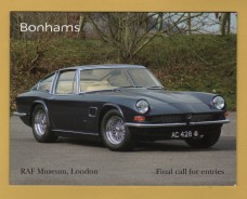 Bonhams - Sale of Collectors` Motor Cars  and Automobilia -`Final Call For Entries` - RAF Museum, London - Monday 19 April 2010