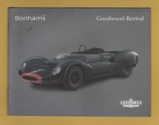 Bonhams - Important Sports, Competition and Collectors` Motor Cars and Automobilia and Models -`Further Entries Are Invited` - Goodwood Revival - Friday 1 September 2006