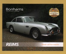 Bonhams - Auction of Collectors` Motor Cars -`Final Call For Entries` - Reims - Saturday 11 September 2010