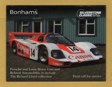 Bonhams - Porsche and Lotus Motor Cars and Related Automobilia -`Final Call For Entries` - Silverstone Classic - Saturday 26 July 2008