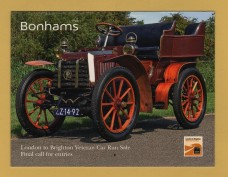 Bonhams - London To Brighton Veteran Car Run Sale -`Final Call For Entries` - London - Friday 30 October 2009