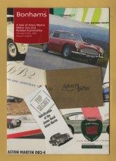 Bonhams - Sale of Aston Martin Motor Cars and Related Automobilia -`Advertising` - Newport Pagnell - Saturday 8 May 2004