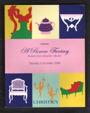 Christie`s - Auction Catalogue - `A Rococo Fantasy - Treasures from a Bavarian Collection` - London - Thursday 6th November 2008