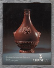Christie`s - Auction Catalogue - `European Ceramics and Galanterie` - Geneva - Monday 16th May 1994
