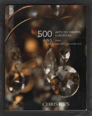 Christie`s Auction Catalogue - `Arts Decoratifs Europeens` - Paris - Mercredi 17th Novembre 2010