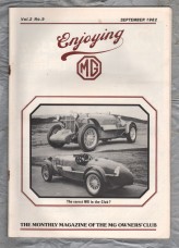 Enjoying MG - Vol.2 No.9 - September 1982 - `The MG Road Train` - Published by MG Owners Club