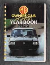 MG Owners` Club - MG METRO Year Book - 1982/3 - `MG Brakes Adjustment` - Published by MG Owners Club