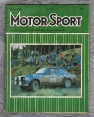 MotorSport - Vol.LVI No.1 - January 1980 - `Maserati 250F` - Published by Motor Sport Magazines Ltd