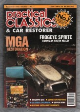 Practical Classic & Car Restorer - Vol.13 No.7 - November 1992 - `Gearbox Overhaul` - Published by Emap National Publications