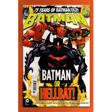 Vol.3 - No.33 - `BATMAN` - `Batman or Hellbat!` - 75 Years of Batman - January 2015 - Published by Titan Comics - Under Licence from DC Comics