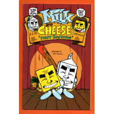 First Number Two #1 - `MILK AND CHEESE "FIRST SECOND ISSUE"` - by Evan Dorkin - Third Printing, February 1996 - Published by Slave Labor Graphics