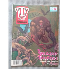 `2000 A.D. Featuring Judge Dredd` - 2nd December 1989 - Prog No.655 - `Swamp Thing! - Avanc Unleashed`.